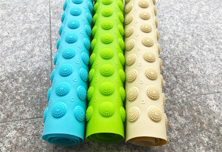 Anti-Slip Large Washable Silicone Bathtub Bathroom Mat with Suction Cups