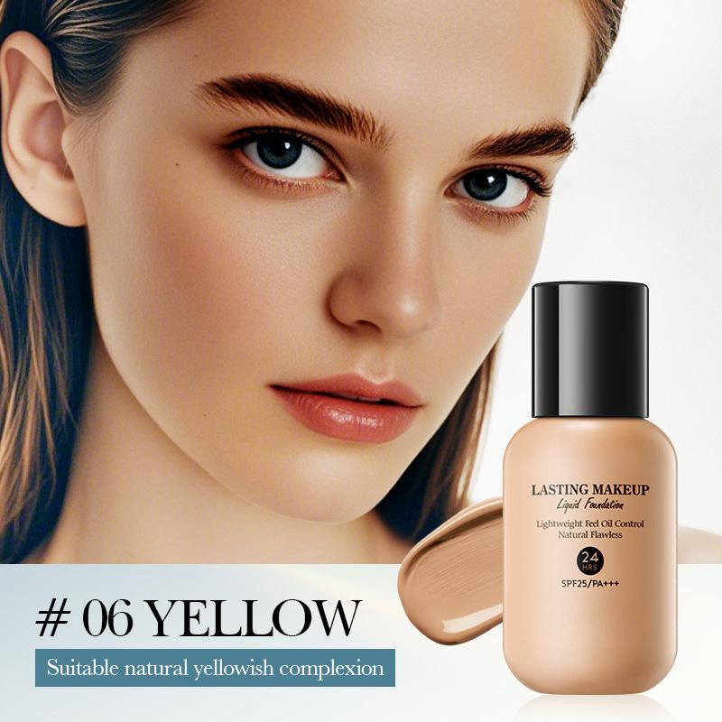 New Arrival Beauty Makeup Foundation Brightening Organic Liquid Natural Brightening Foundation Cream for Face Protection