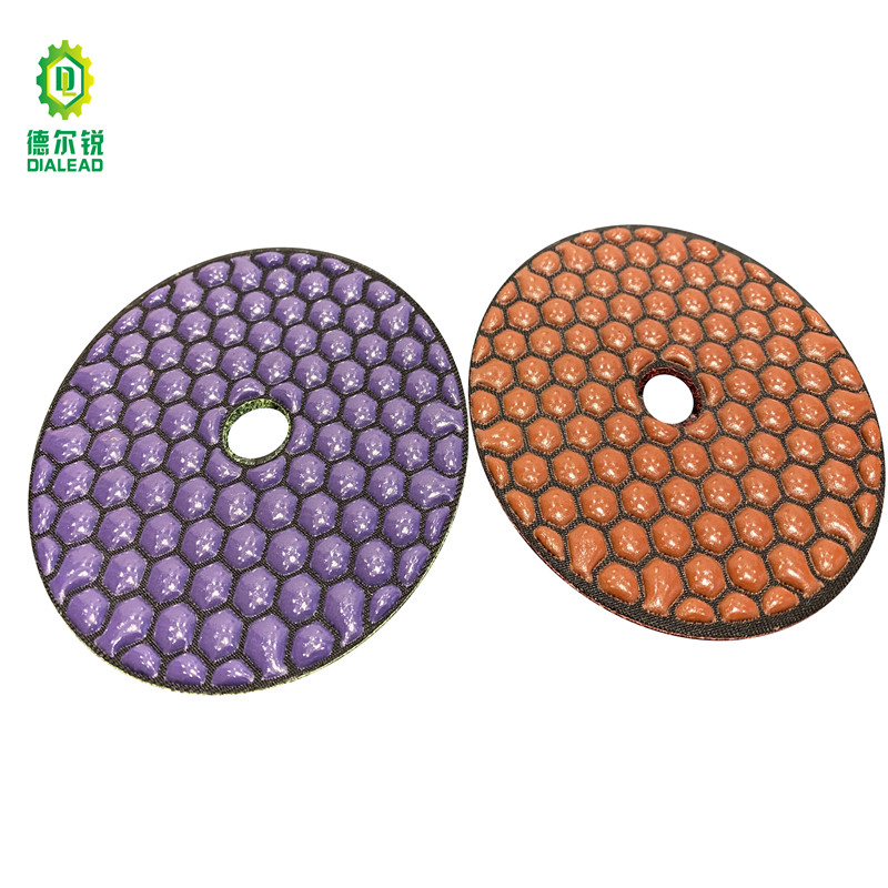 Dialead Resin Dry Polishing Pad Stone Granite Marble Diamond Abrasive Tools Without Water