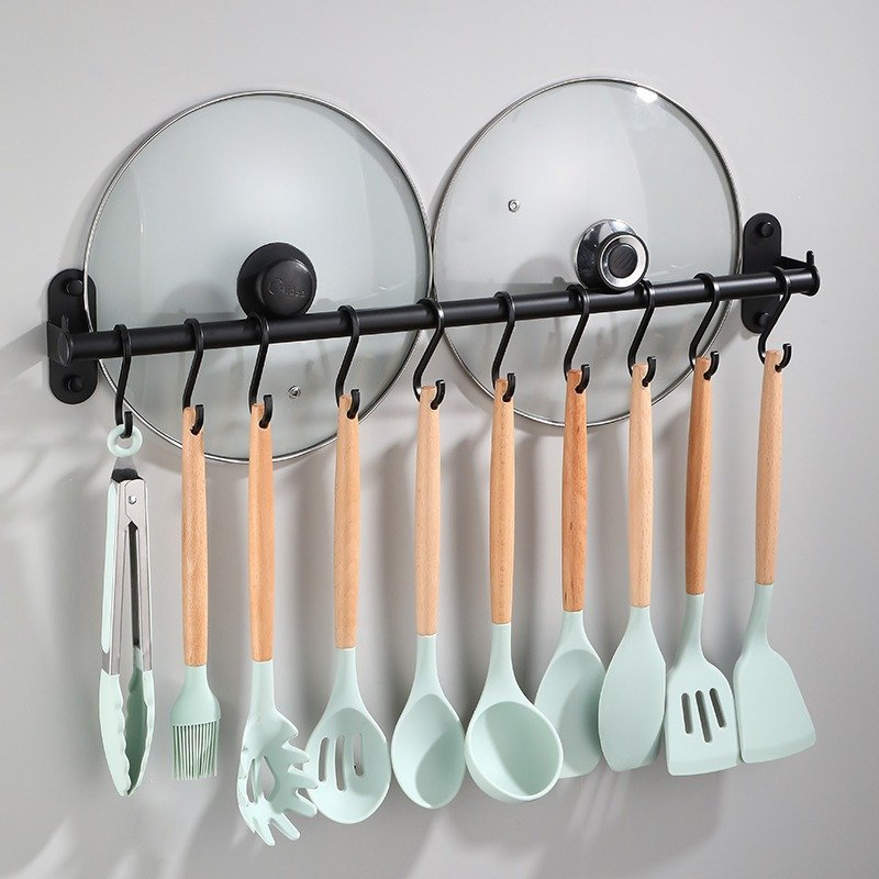 Silicone Cooking Utensils Set Heat Resistant Silicone Kitchen Utensils for Cooking 10 Pieces Kitchen Utensil Spatula Set