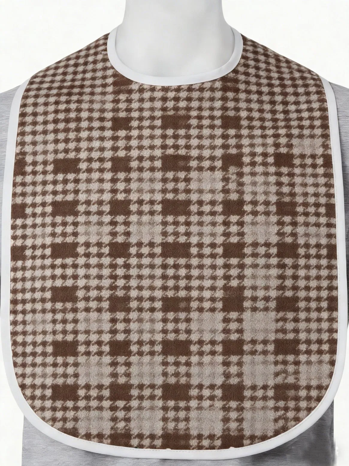 Stylish Plaid Design Waterproof Daily Use Soft Adult Apron