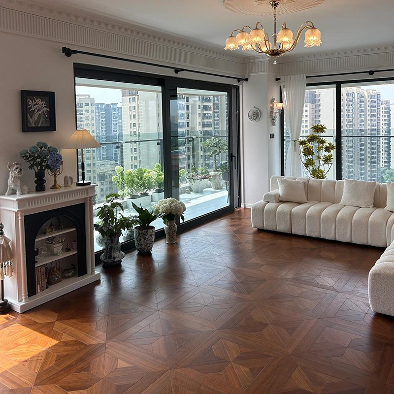 Инженерная доска пола Черный Орех, 15мм