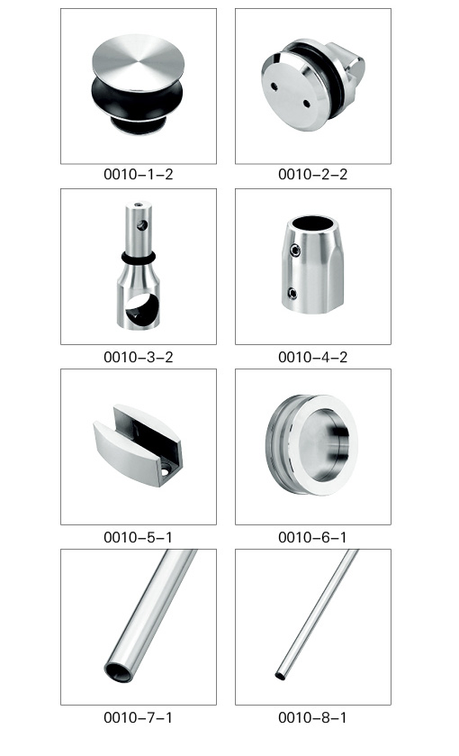 High Quality Mute Frameless Bathroom Sliding Door Roller