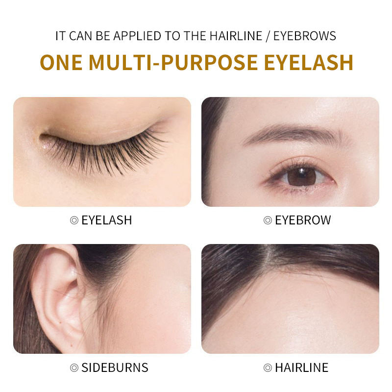 Natural Eye Lash Serum Wholesale Eyebrow Enhancer Private Label Brow Eyelash Growth 100% Organic Serum