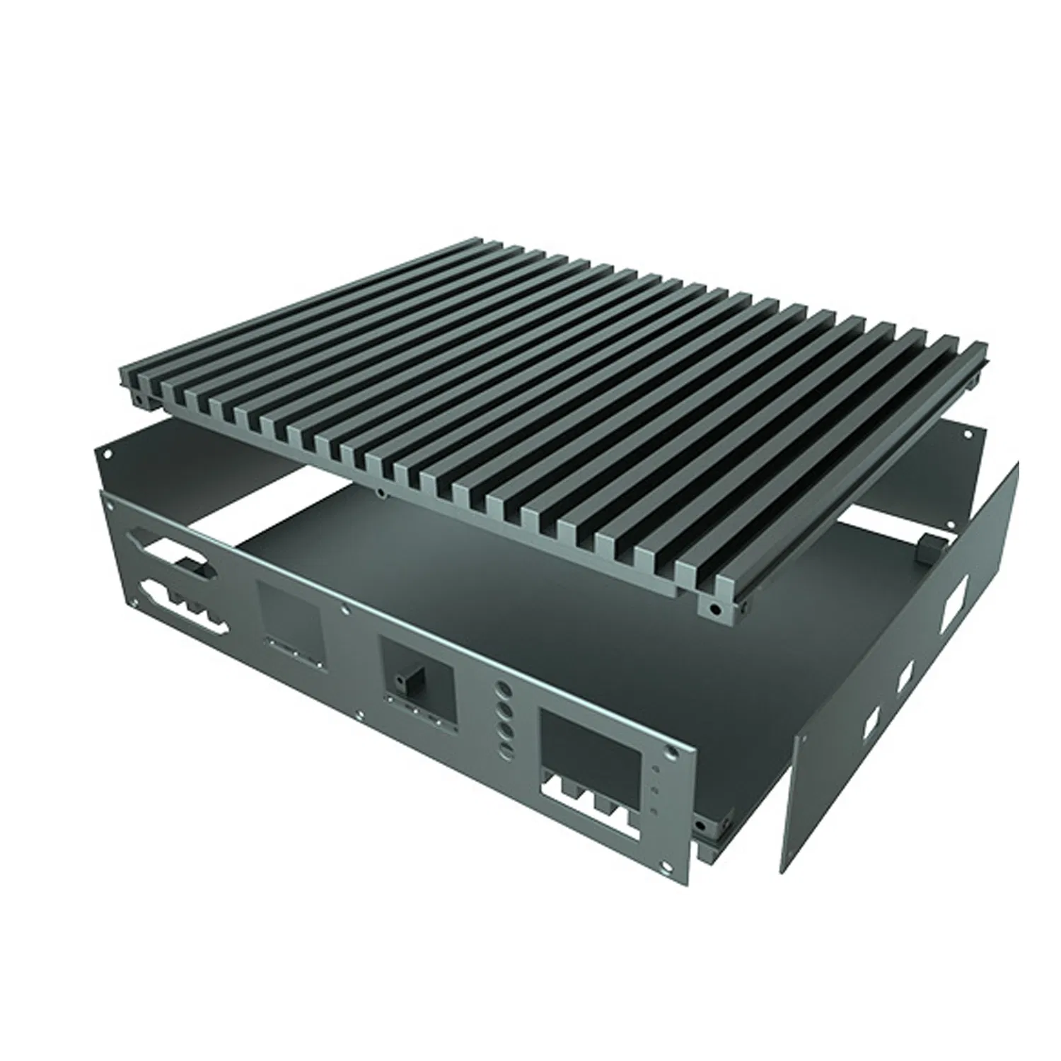 Premium 6063 Anodized Aluminum Extrusion for PC Box Cover