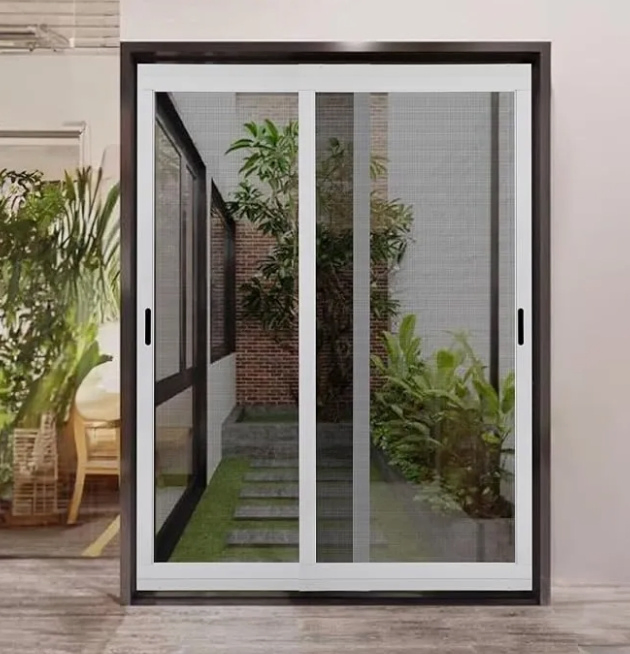 Hot-Selling Grid Design PVC/U-PVC Sliding Door with Low Price