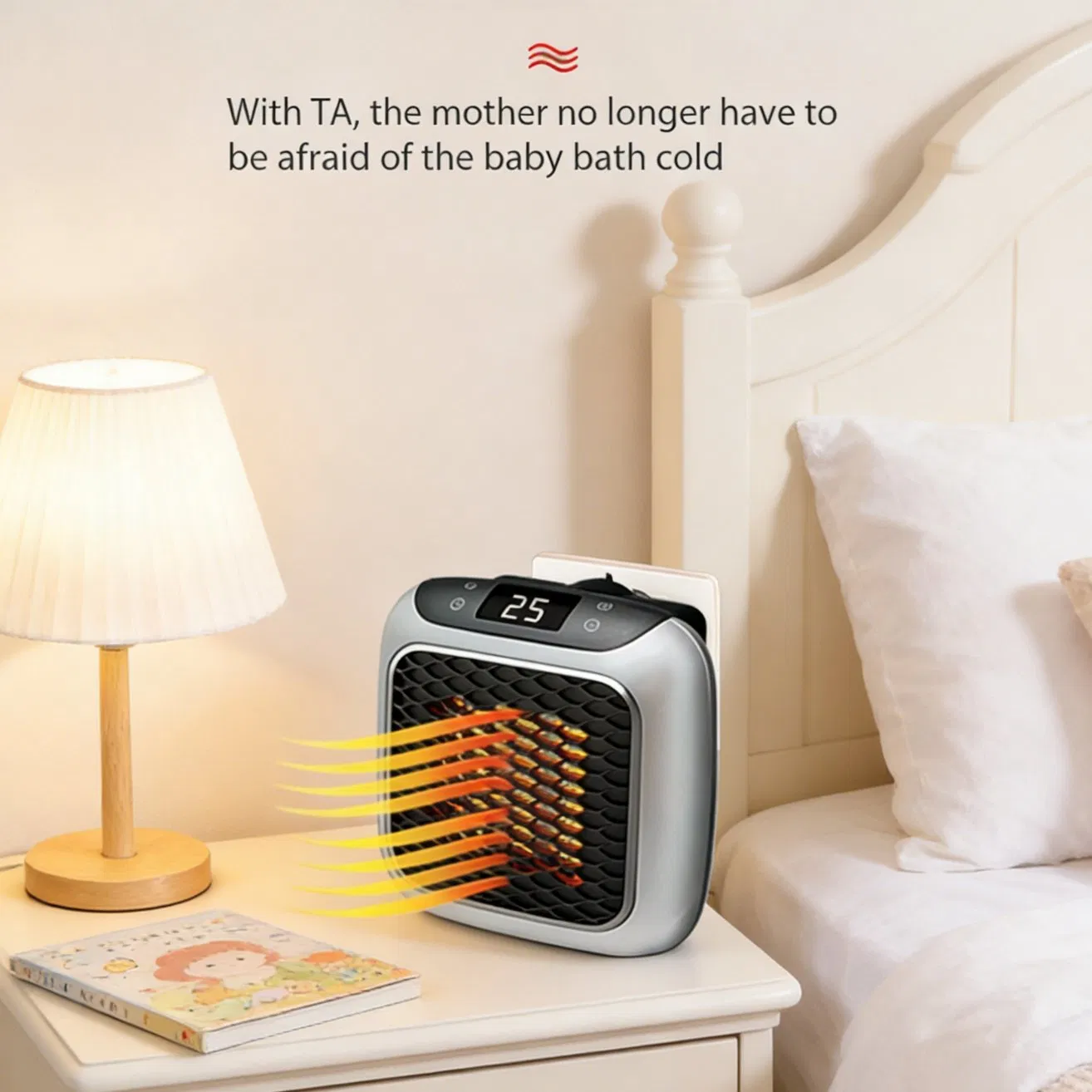 Infrared Heater with Overheat Protection for Safe Use