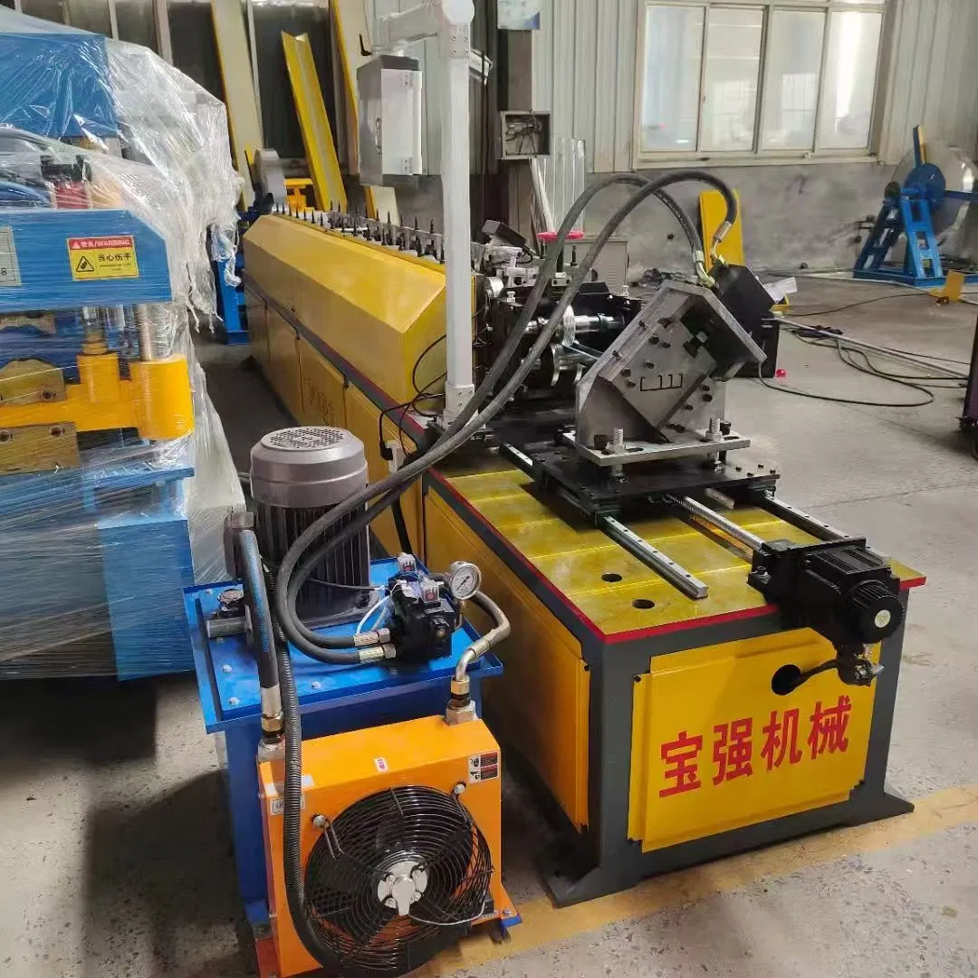 Automatic Multi Functional Metal Cold Roll Forming Machine for Ceiling Grid Profiles with Punching, Forming & Cutting Integration