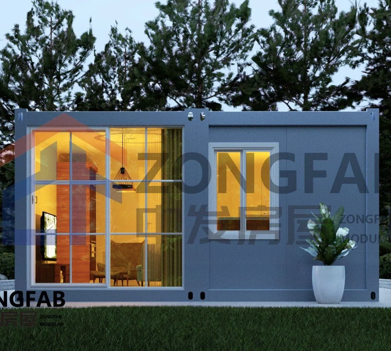 Luxury Tiny Modular Tiny Steel Modular Prefab Prefabricated Container House Home Villa for Hotel