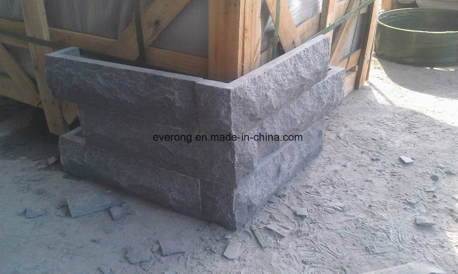 China G654 Dark Grey Granite Mushroom Natural Finished Tile Exterior Wall Tile