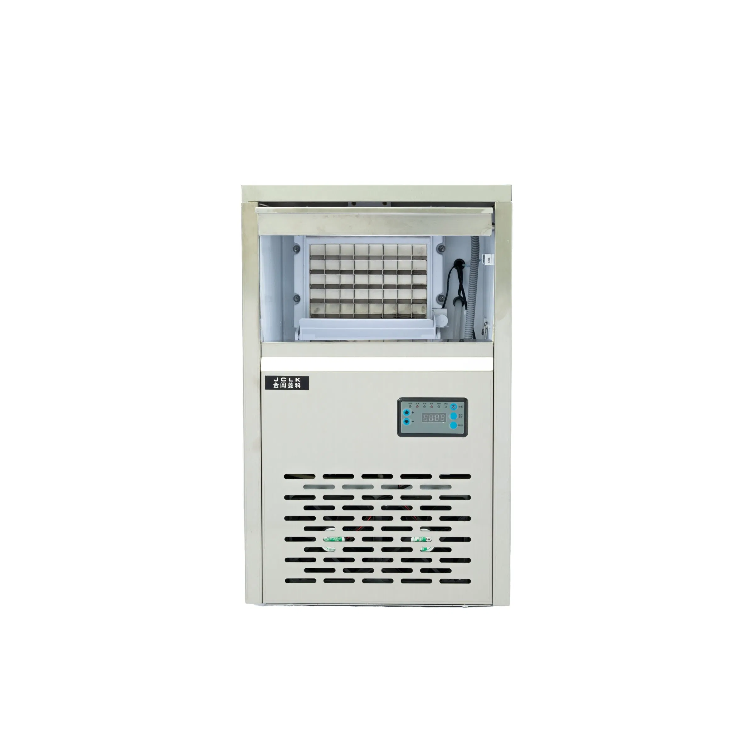 Commercial Full Stainless Steel Cube Ice Maker for Bar Cafe Restaurant