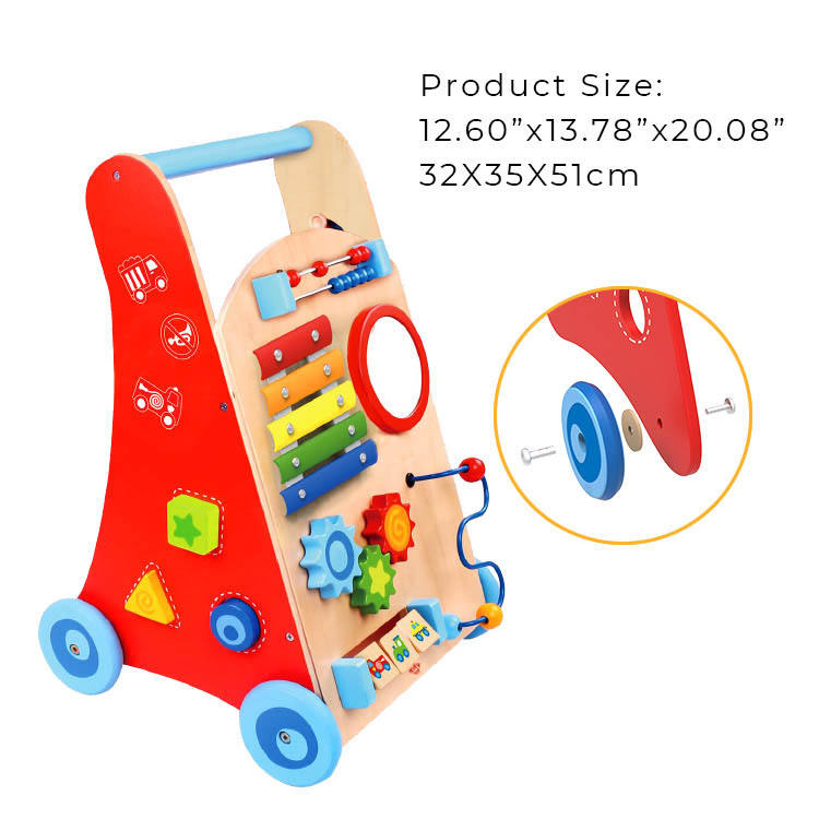 Wooden Outdoor Baby Walker Toys for Child Learning