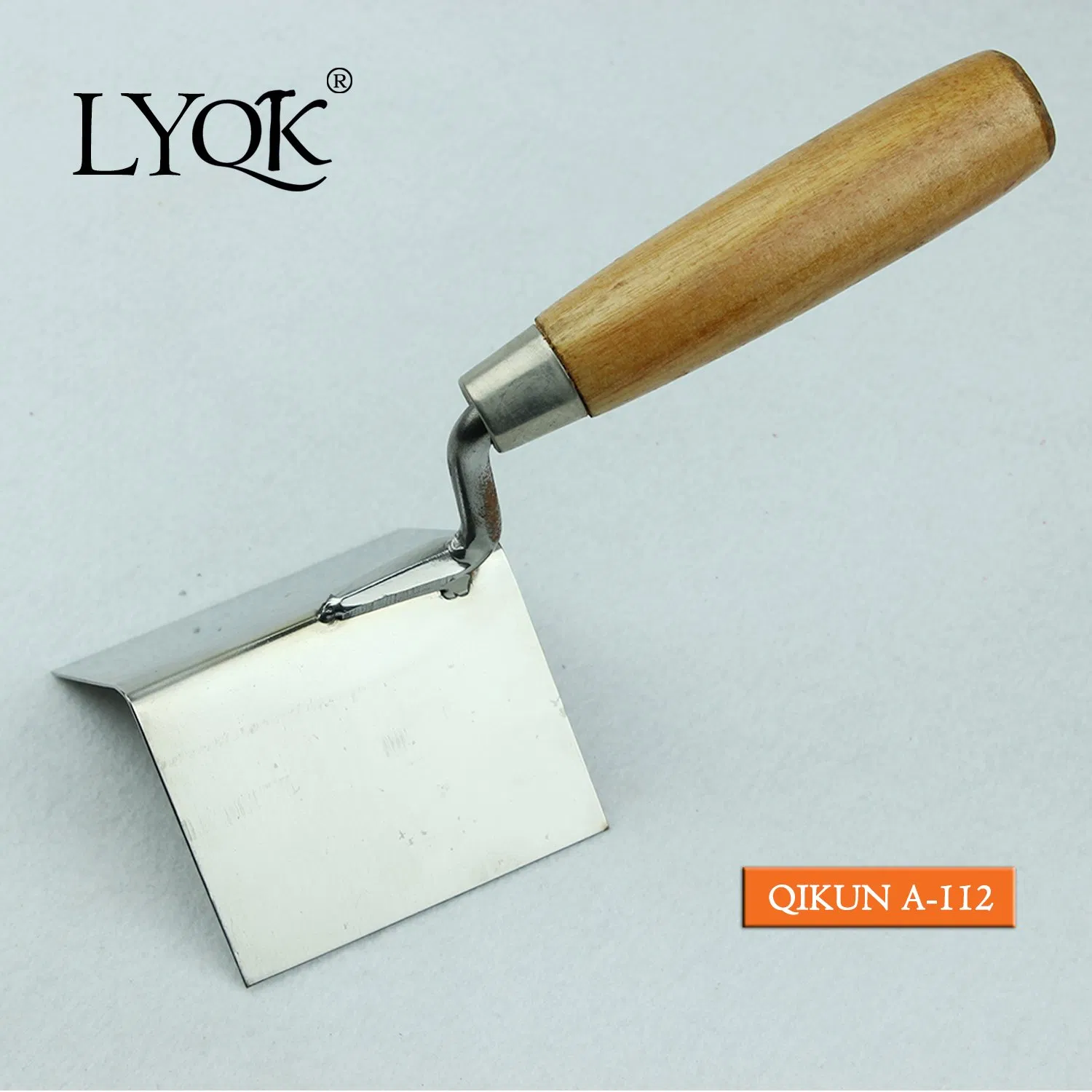 a-108 Construction Decoration Paint Hardware Hand Tools Wooden Handle Bricklaying Trowel