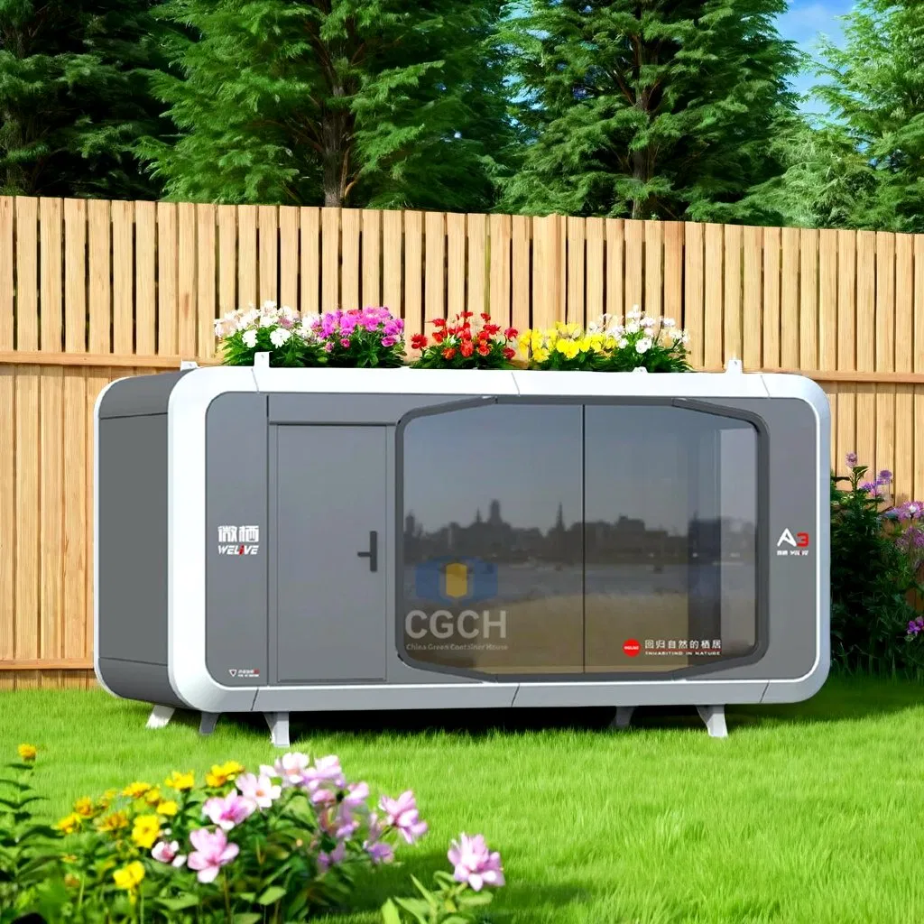 2025 Luxury Prefabricated Aluminum Structure New Commercial Space Capsule Mobile Waterproof Apartment Bedroom Small House