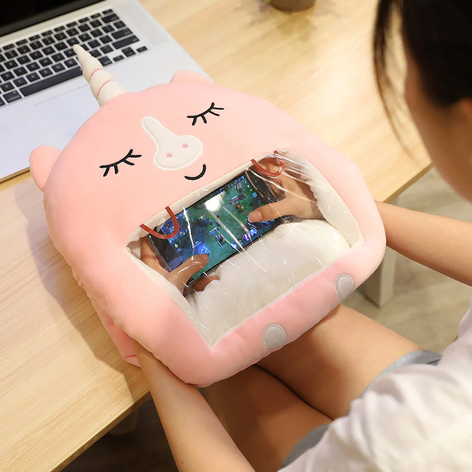 Plush Hugging Hand Warmer Toys Stuffed Animals Dolls Sofa Decorations Soft Cushion Gifts Hand Warmer Pillows for Girls Boys Girlfriend