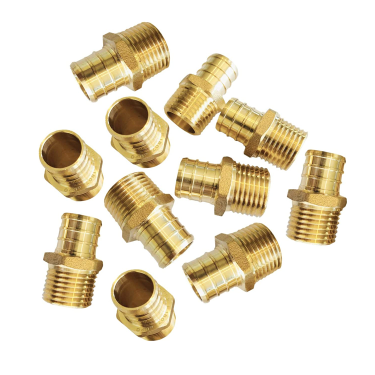 China Factory Avonflow North American Pex Fitting Lead Free Brass Male Adapter F1807 X Mip
