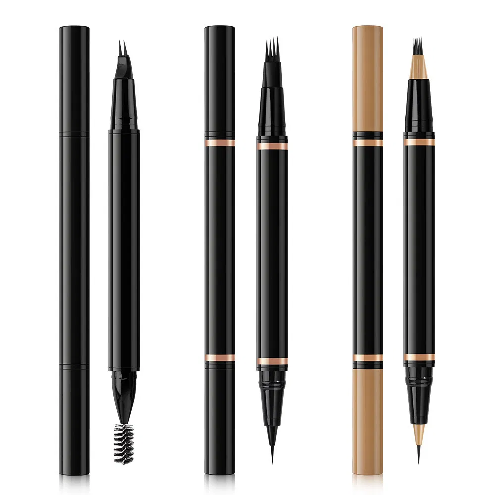 Private Label Long Lasting Eyebrow Pencil Eye Make-up Cosmetics Liquid Pen Waterproof Eyebrow Pencil Makeup