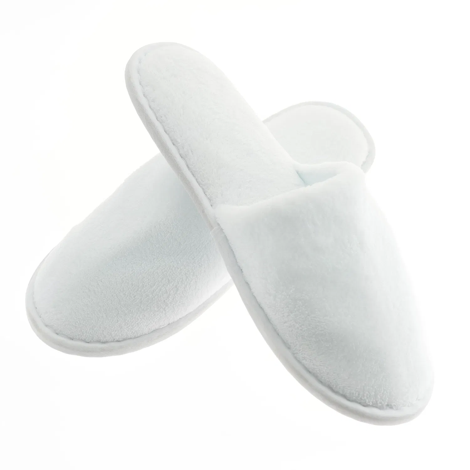 Custom Logo Personalized Washable Disposable Customer Service Star Plush SPA Luxury Hotel Slippers