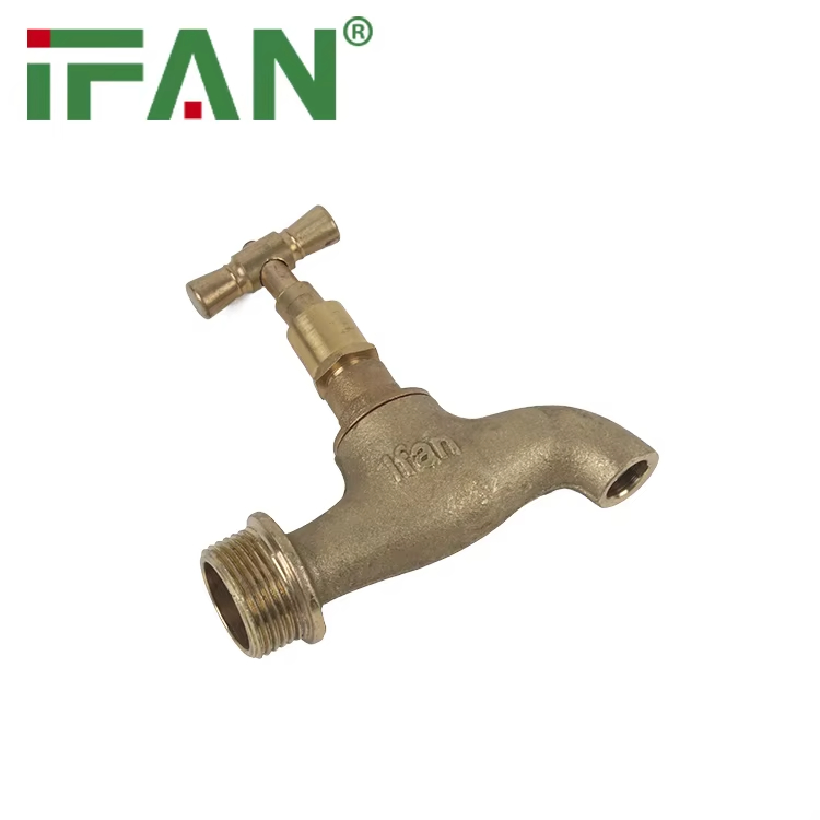 Ifan Hot Selling Brass Tap 1/2" 3/4" Brass Bibcock Tap Good Price Brass Bibcock