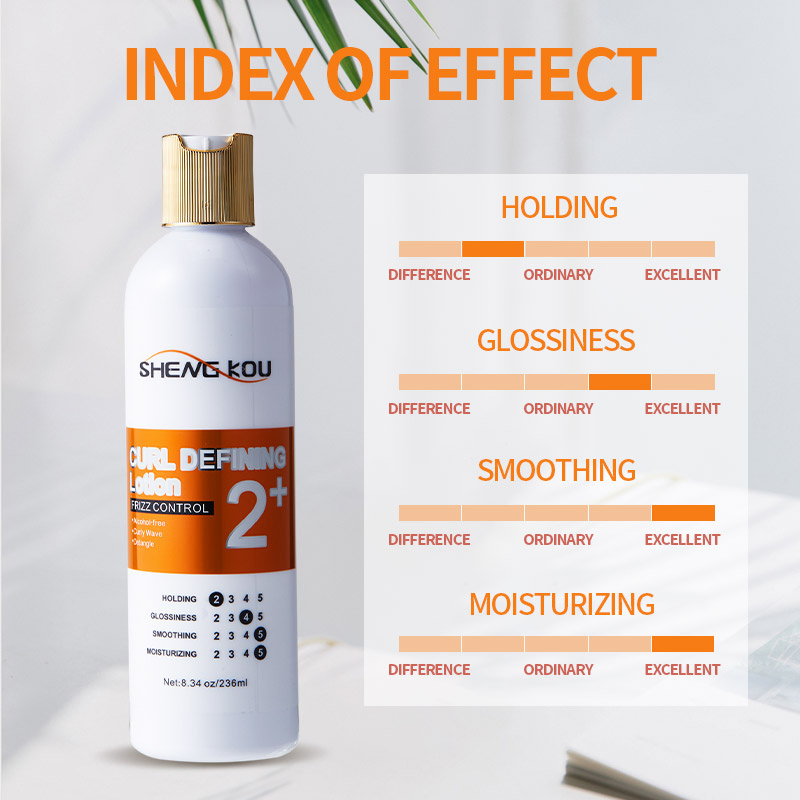 Private Label Fruit Smell Extra Strong Hold 8.34oz/236ml Alcohol-Free Curly Wave Curl Enhancers Hair Lotion