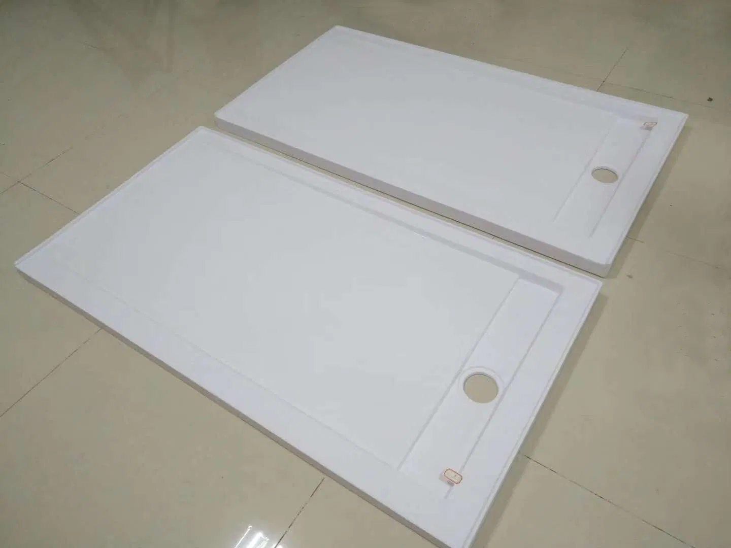 Wholesale Acrylic Solid Surface Shower Tray Artificial Stone Tray Base for Shower Room