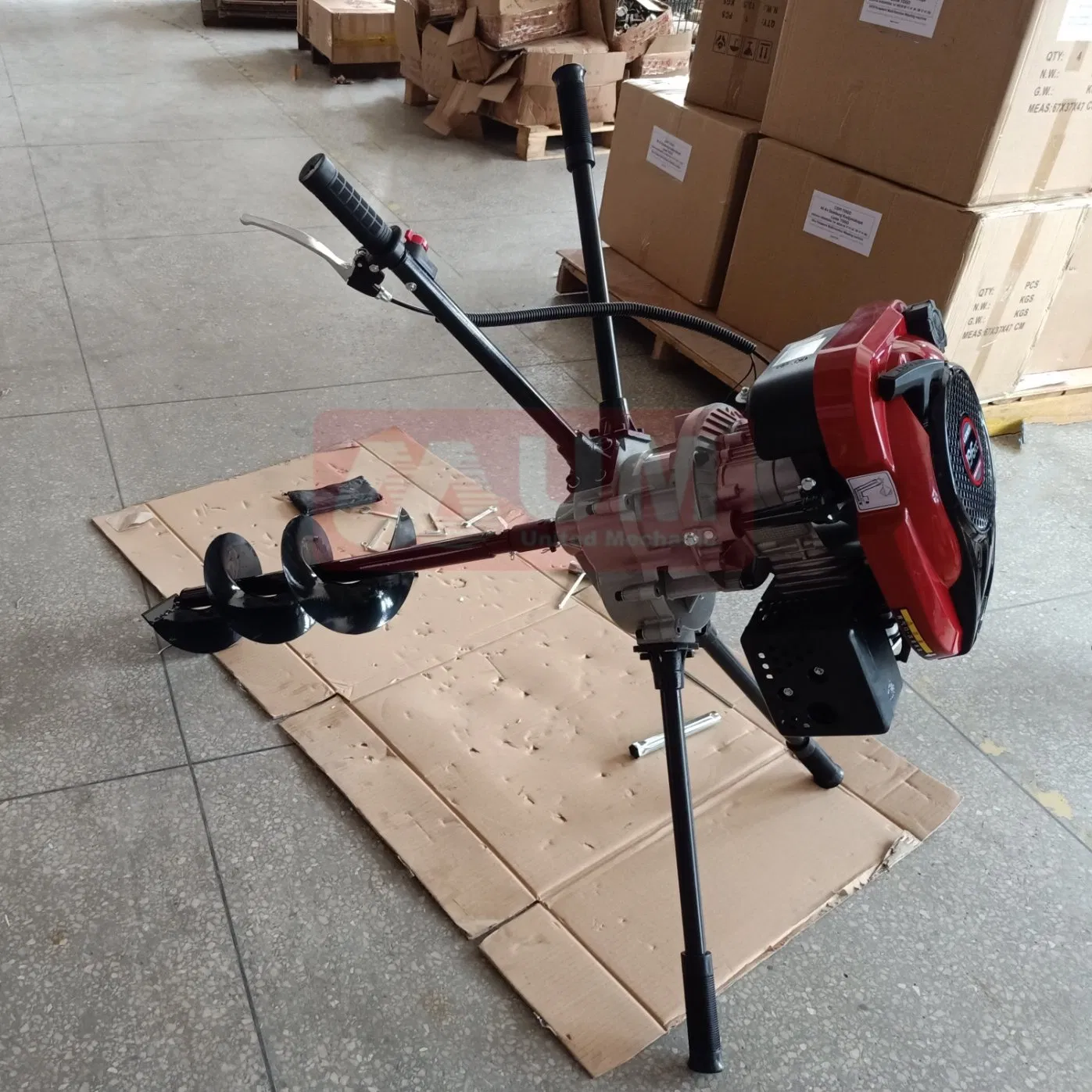 Um 4 Stroke Earth Auger with Reverse Function Big Power Gasoline Earth Auger