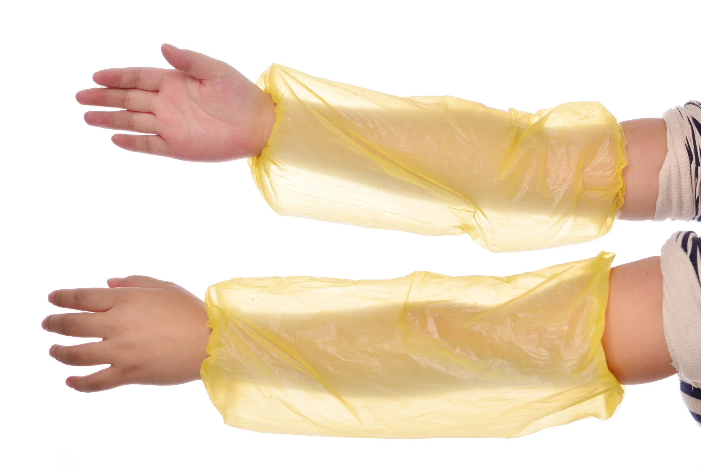 Disposable Use Light and Waterproof PE Oversleeves for Protect Bodyparts From Dust/Oil/Water