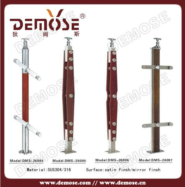 Hot-Sale Steel Wood Balusters for Glass/Wire Railings (DMS-26096)