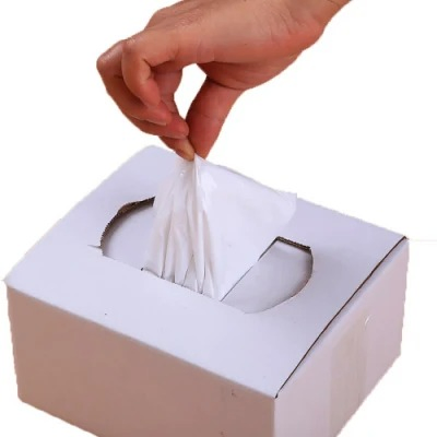 Biodegradable Apron with Sleeveless Disposable Protective Plastic Apron