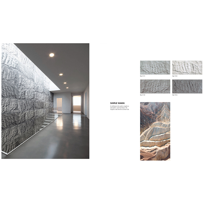 Green Flexi Clay Cladding Devine Mushroom Stone Flexible Tile for Exterior Elevation Wall Present Original Surface