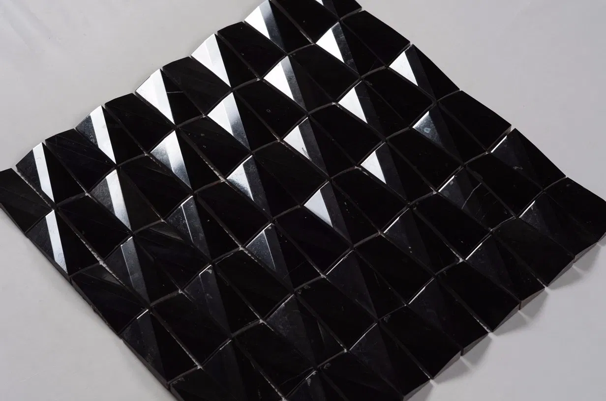 Classic Style Hotel Use Black Color Mosaik Los Angeles