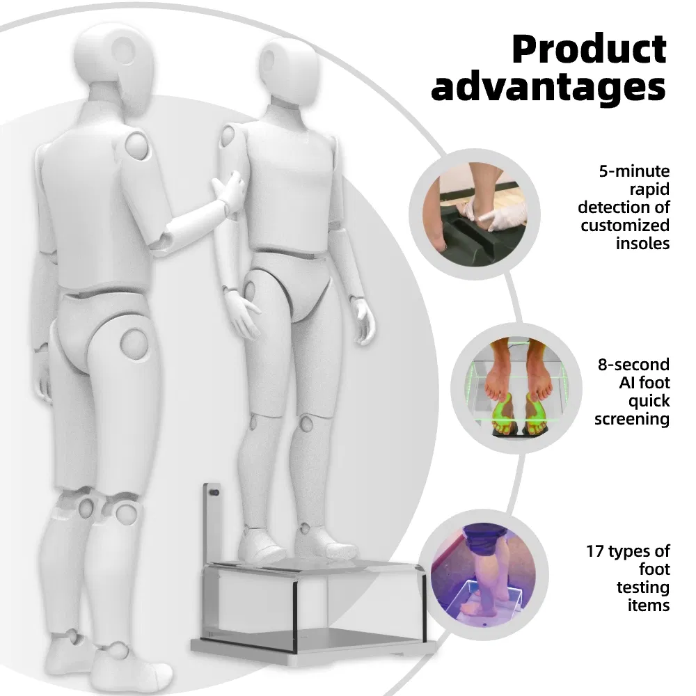 Foot Podoscope Scanner Posture Analysis Orthopedic Insole Baropodometry Podiatry
