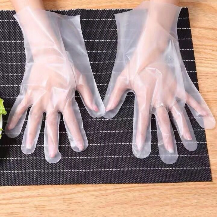 Glove PE Exam Glovee Disposable Polythene Examination Gloves HDPE LDPE TPE