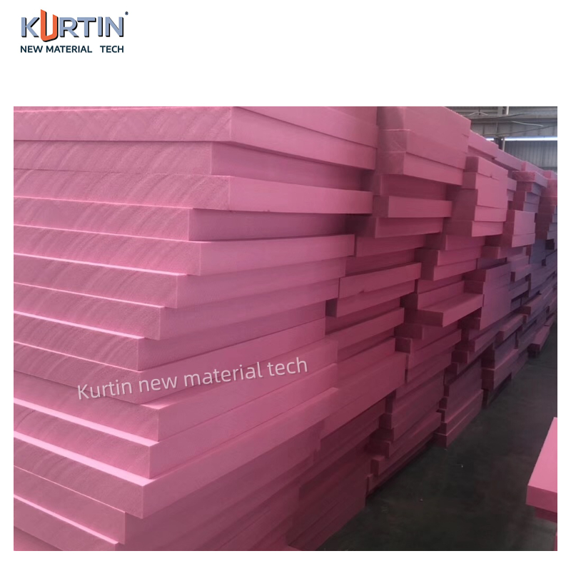 Pink Color XPS Insulation Foam XPS Thermal Insulation Eco Friendly Thermal Insulation Extruded Polystyrene XPS Foam Board High Density Polyurethane Foam Sheets