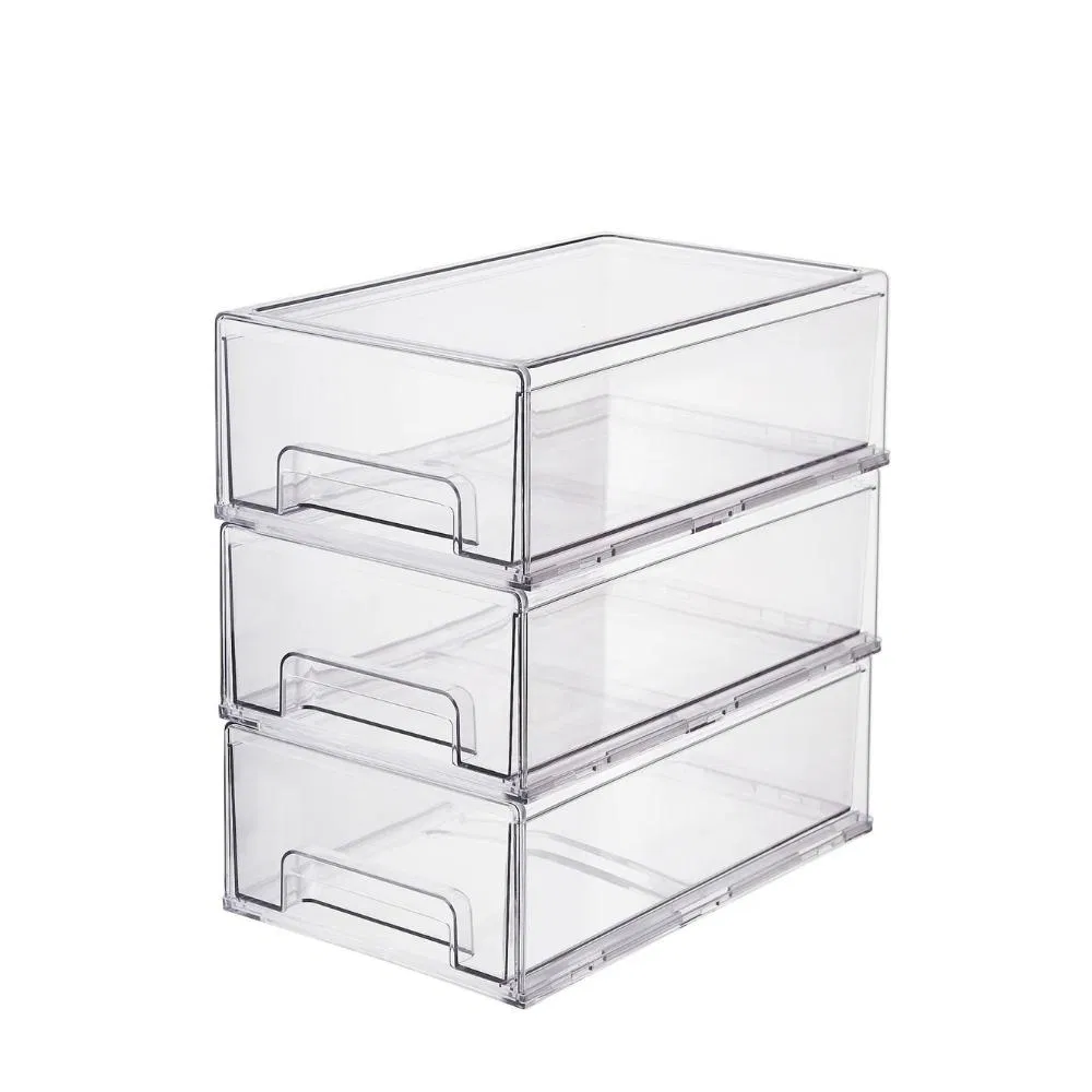 Lipstick Cosmetics Organizer Plastic Storage Box with Drawers Wbb19282