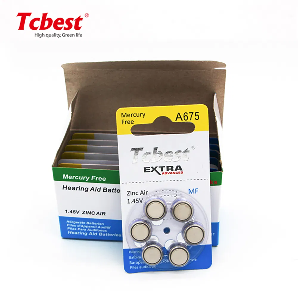 Батарейка ZA675 1.45V 580mAh для слуховых аппаратов