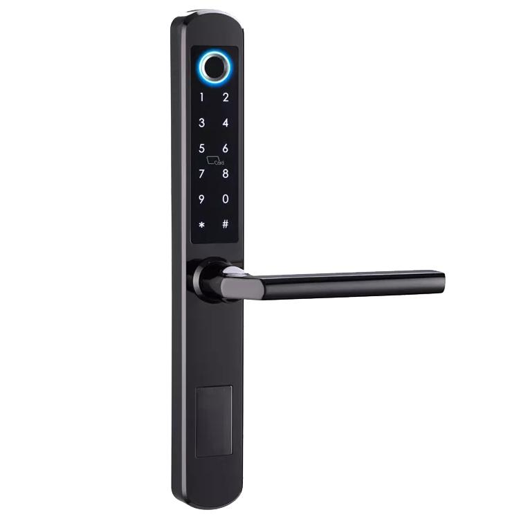 Custom Stainless Steel Bright Door Lock Safety Keyless Enter Bluetooth Ttl Smart Lock