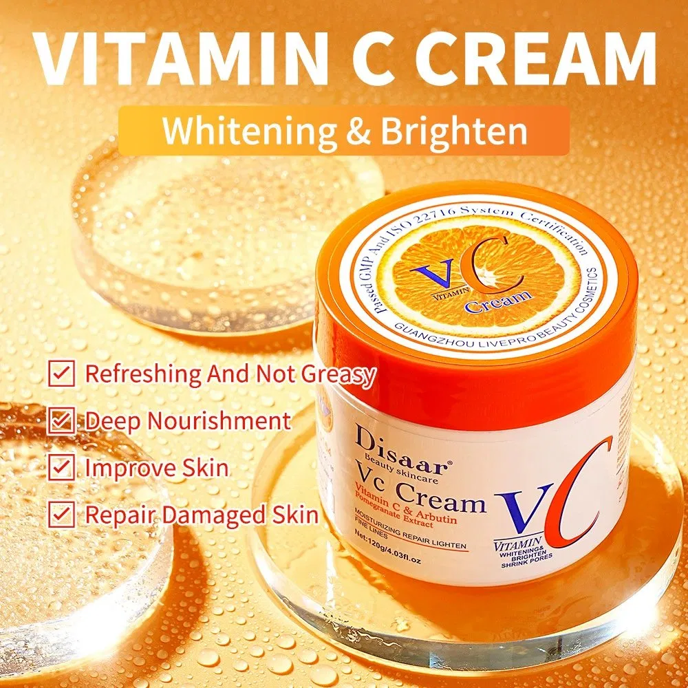 Organic Moisturizing Anit Aging Vitamin C Whitening Face Cream Day and Night Facial Cream