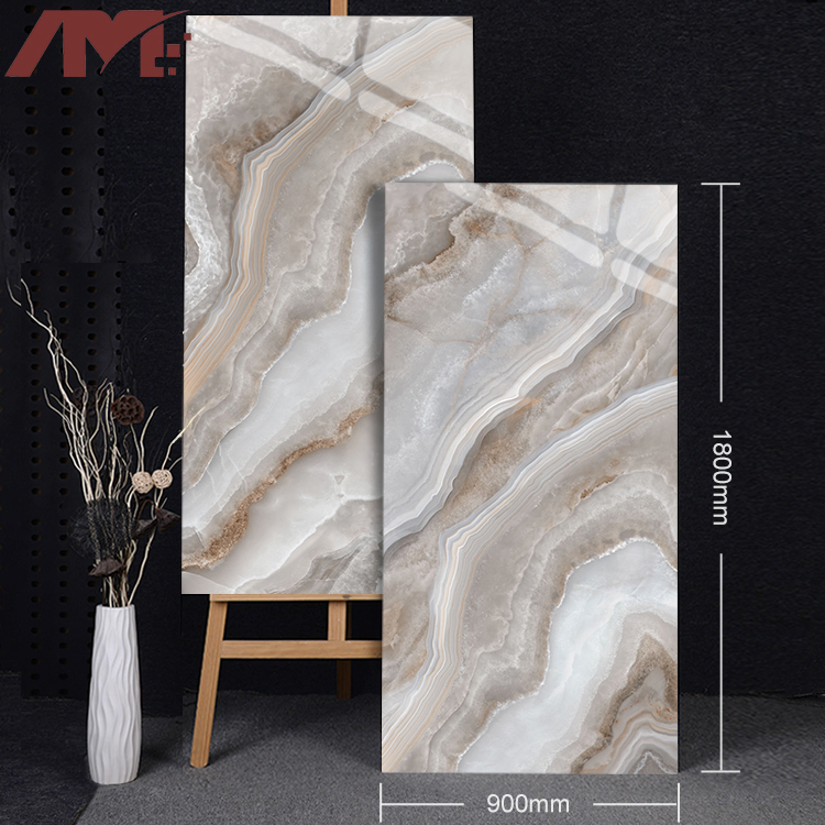 Foshan Medern Design Polished Porcelain Stinered Stone Mable Slab Floor Tile