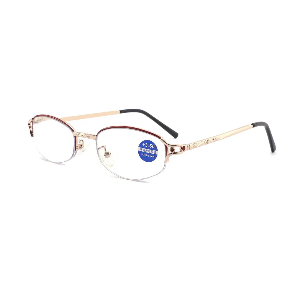 Gd Customized Logo Reading Glasses Fashion Clear Small Size Women Reading Glasses Anti Blue Light