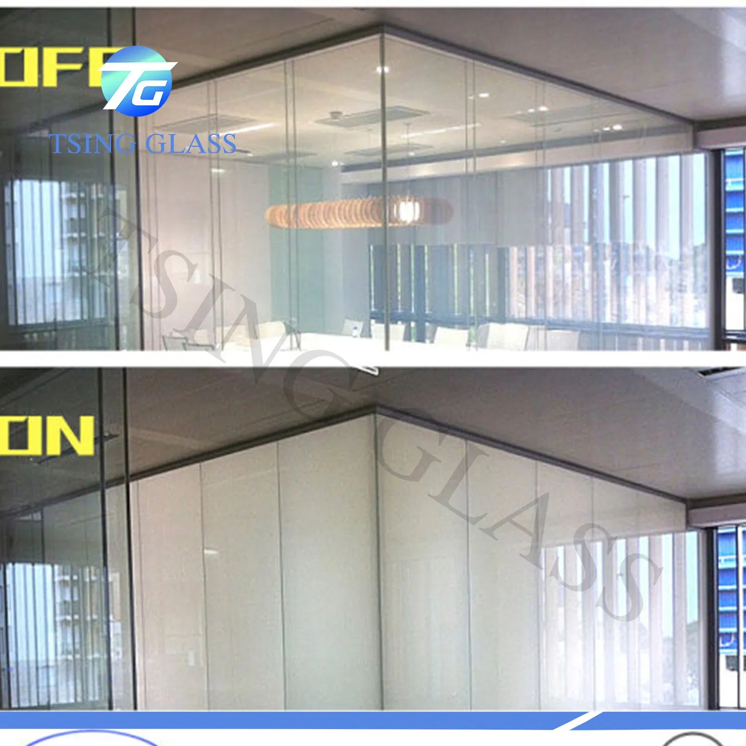 White Color Self-Adhesive Smart Switchable Glass Pdlc Film