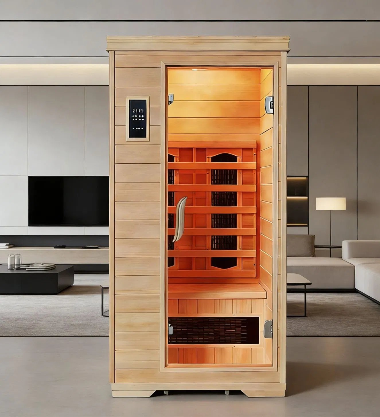 Инфракрасная сауна на 2 персоны из канадского хемлока