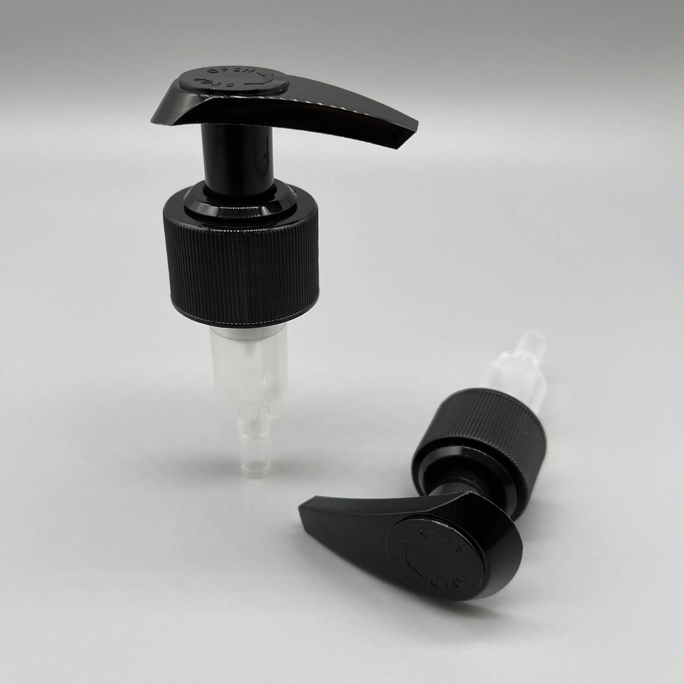 on-off Lotion Pump Higher quality Outside Spring with Aluminum Shell