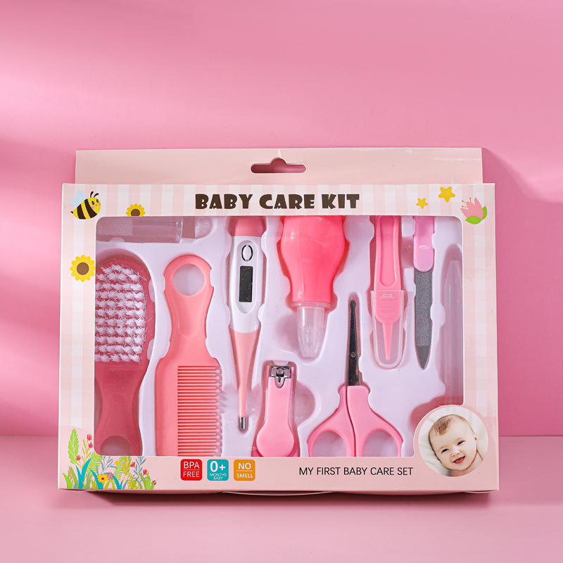 Free Samples Factory Direct Price Multiple Colors Newborn Infant Baby Care Accessories Manicure Kits