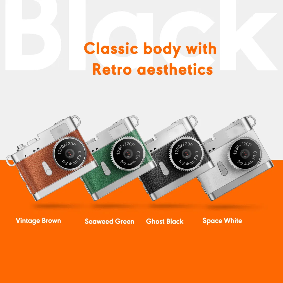 Mini Camera Can Take Photos Classic Body with Retro Aesthetics