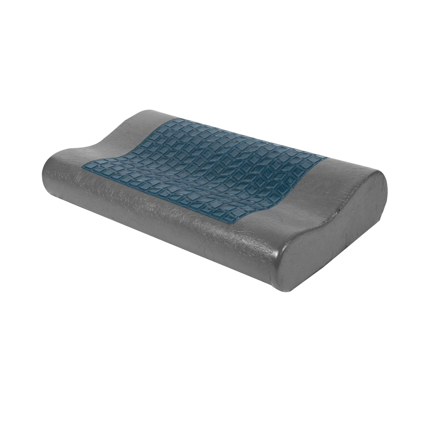 Memory Foam Full-Front Cooling Gel Pillow for Sleeping Bed, Grey