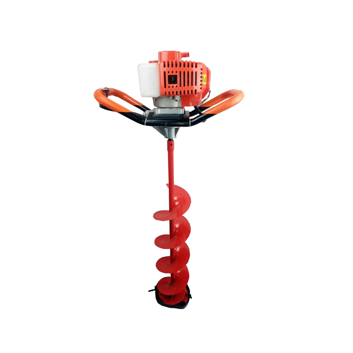Gasoline Earth Auger Drill Single Man Operation Earth Auger Machine