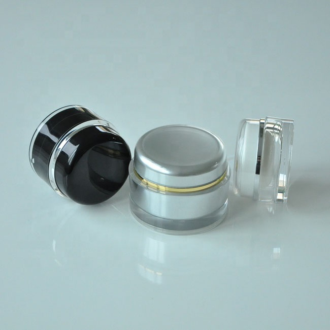 Premium 50g Round Acrylic Jar for Skin Cream Storage