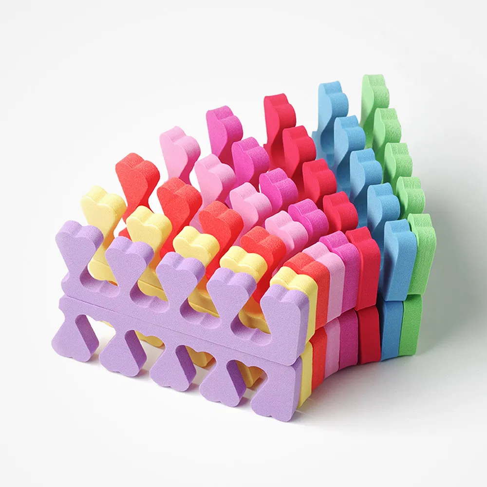 Disposable Toe Separator Art Toe Finger Stretcher Nail Polish Divide EVA Foam Toe Separator