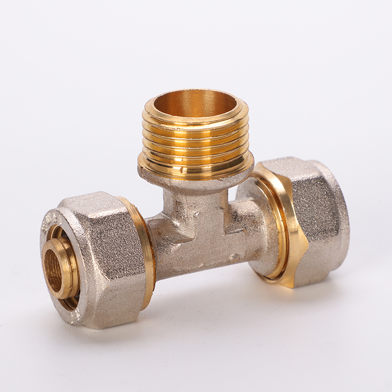 Compression Fittings for Multilayer Pex Pipe with Male Thread